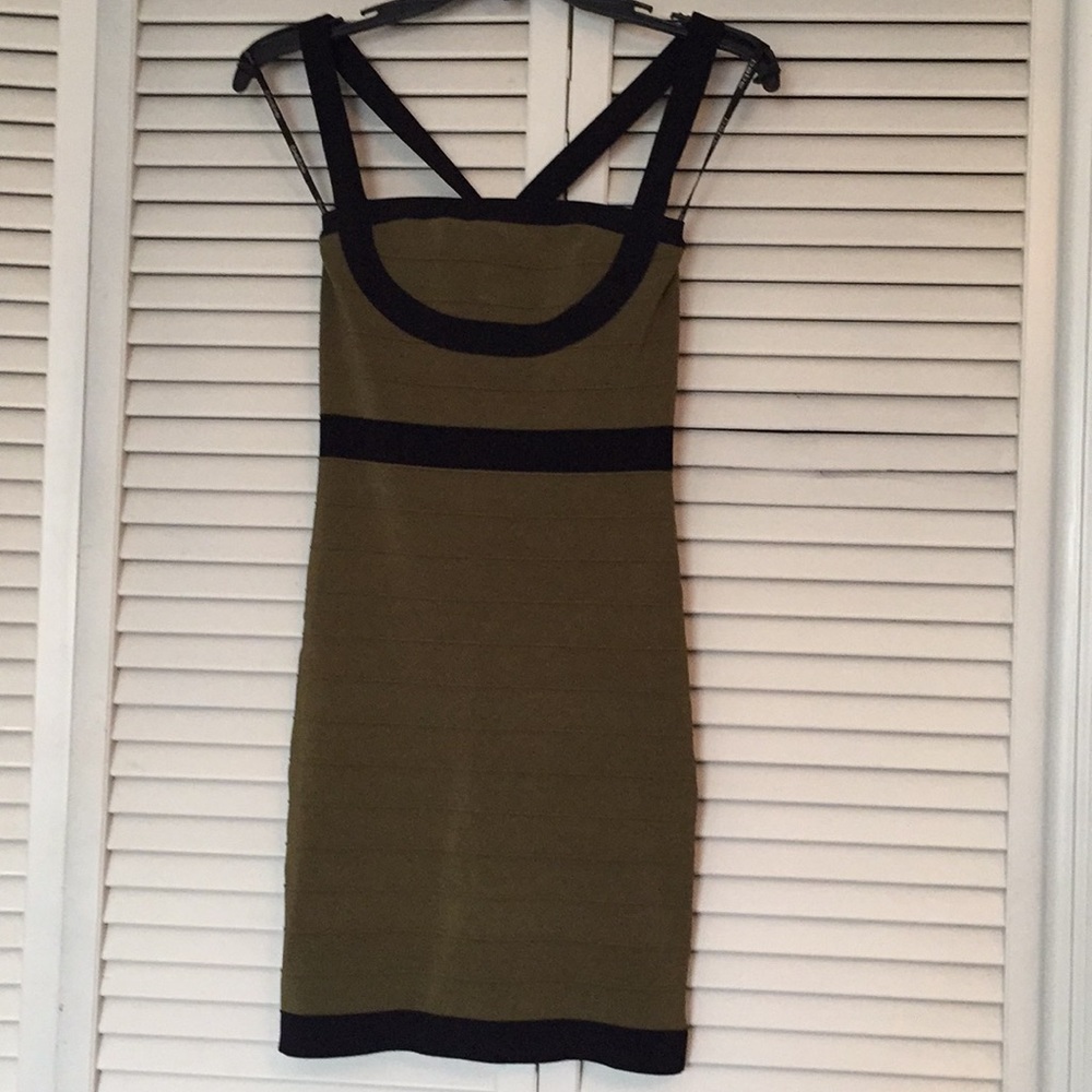 Bebe bandage body con dress